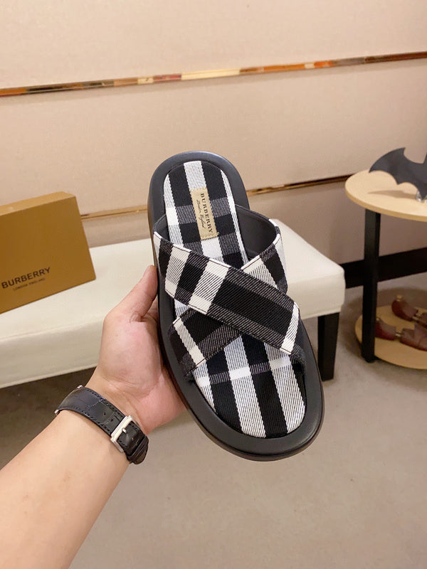 Burberry Nude Slip-On Sneakers - Angled View