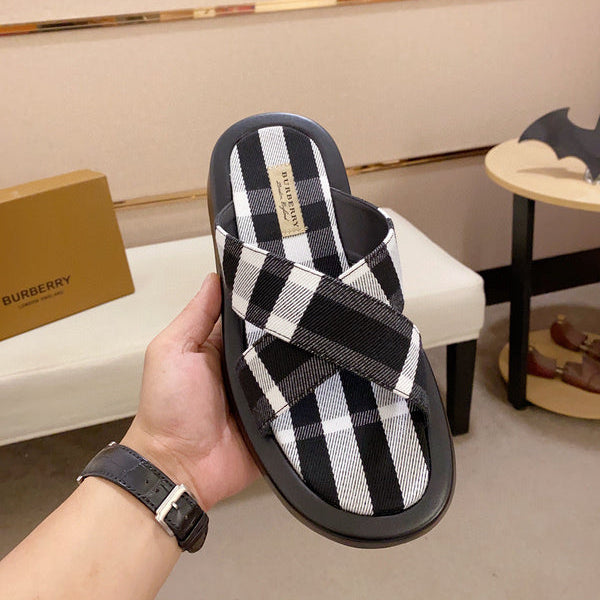 Burberry Nude Slip-On Sneakers - Angled View