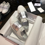 Givenchy Nude Ankle Strap Heels - Side Profile View