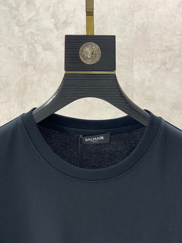 Close-up of Balmain designer clothing craftsmanship