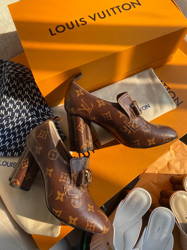 Louis Vuitton designer shoes full view
