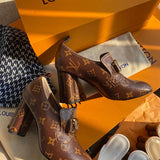 Louis Vuitton designer shoes full view