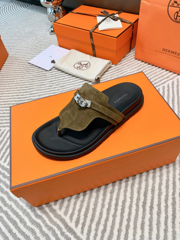Hermes sandals Style 220 - angled studio shot