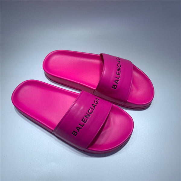 Balenciaga Nude Flat Thong Sandals - Detail Shot of Craftsmanship