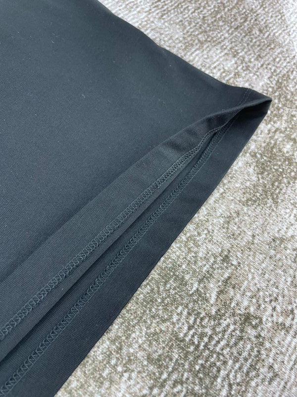 Close-up of Amiri t-shirt craftsmanship