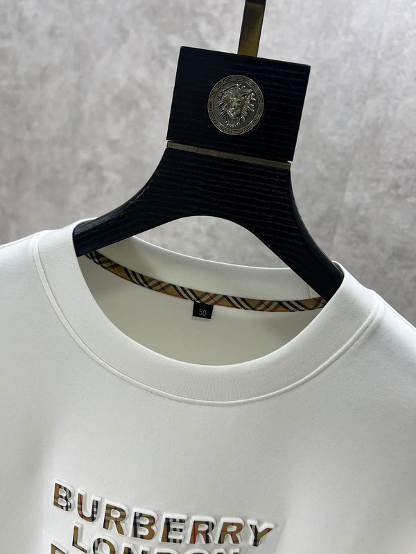 Close-up of Burberry designer clothing craftsmanship