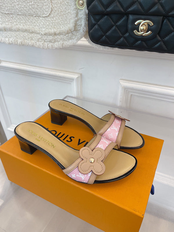 Louis Vuitton shoes Style 412 - close-up of luxury comfort fit (alternate angle)
