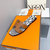 Hermes sandals Style 189 - top view showing design