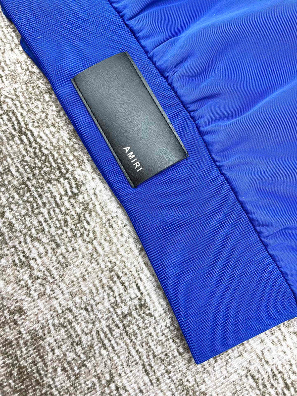 Close-up of Amiri hoodie craftsmanship