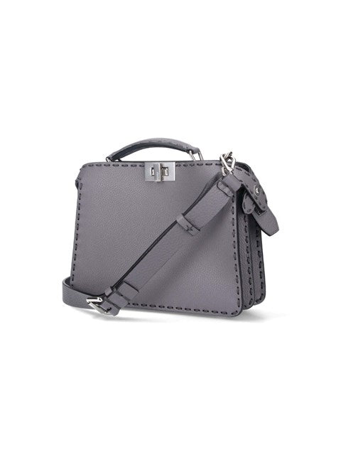 Fendi premium shoulder bags detail and craftsmanship close-up