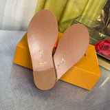 Louis Vuitton shoes Style 283 - close-up of luxury comfort fit
