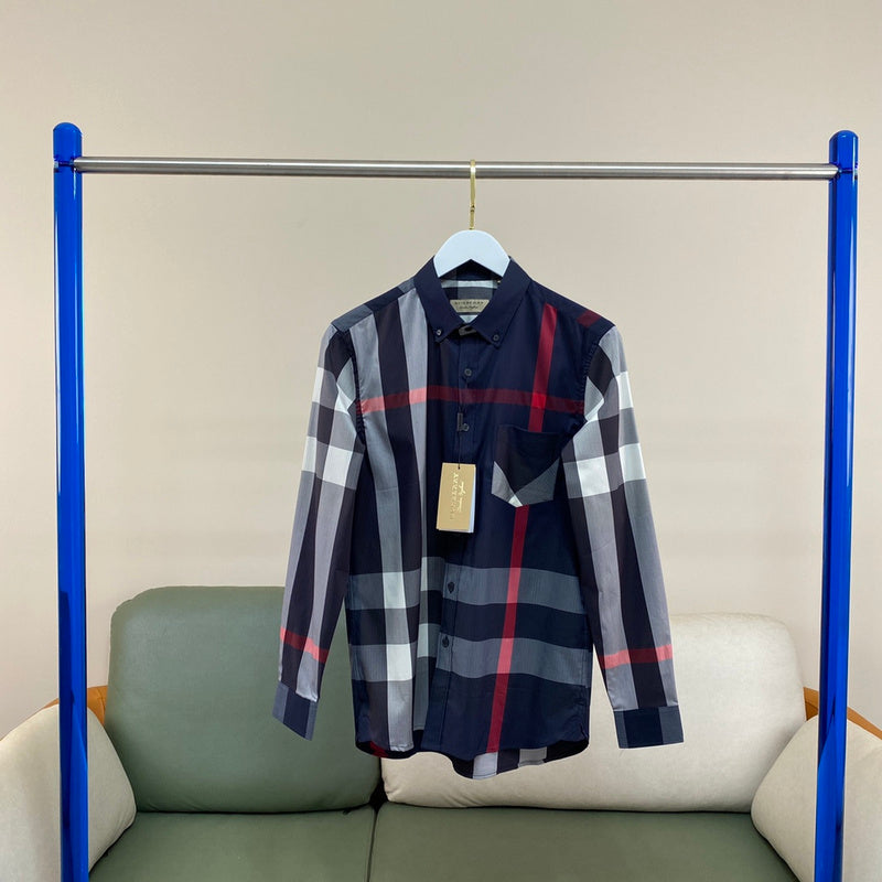 Close-up of Burberry designer clothing craftsmanship
