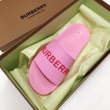 Burberry Camel Loafer Flats - Heel Detail View