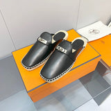 Hermes sandals Style 200 - texture and material detail