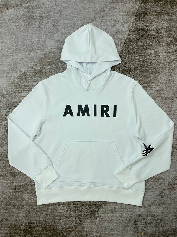 Amiri luxury hoodie detail shot
