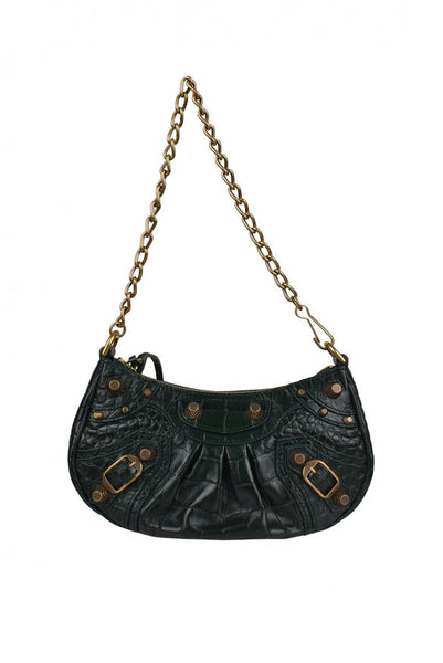 Balenciaga premium shoulder bags detail and craftsmanship close-up
