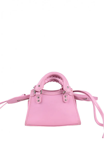 Balenciaga premium cross body bags detail and craftsmanship close-up