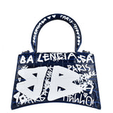 Balenciaga premium cross body bags detail and craftsmanship close-up