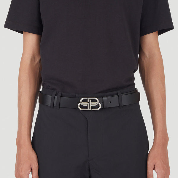 Balenciaga premium belts detail and craftsmanship close-up
