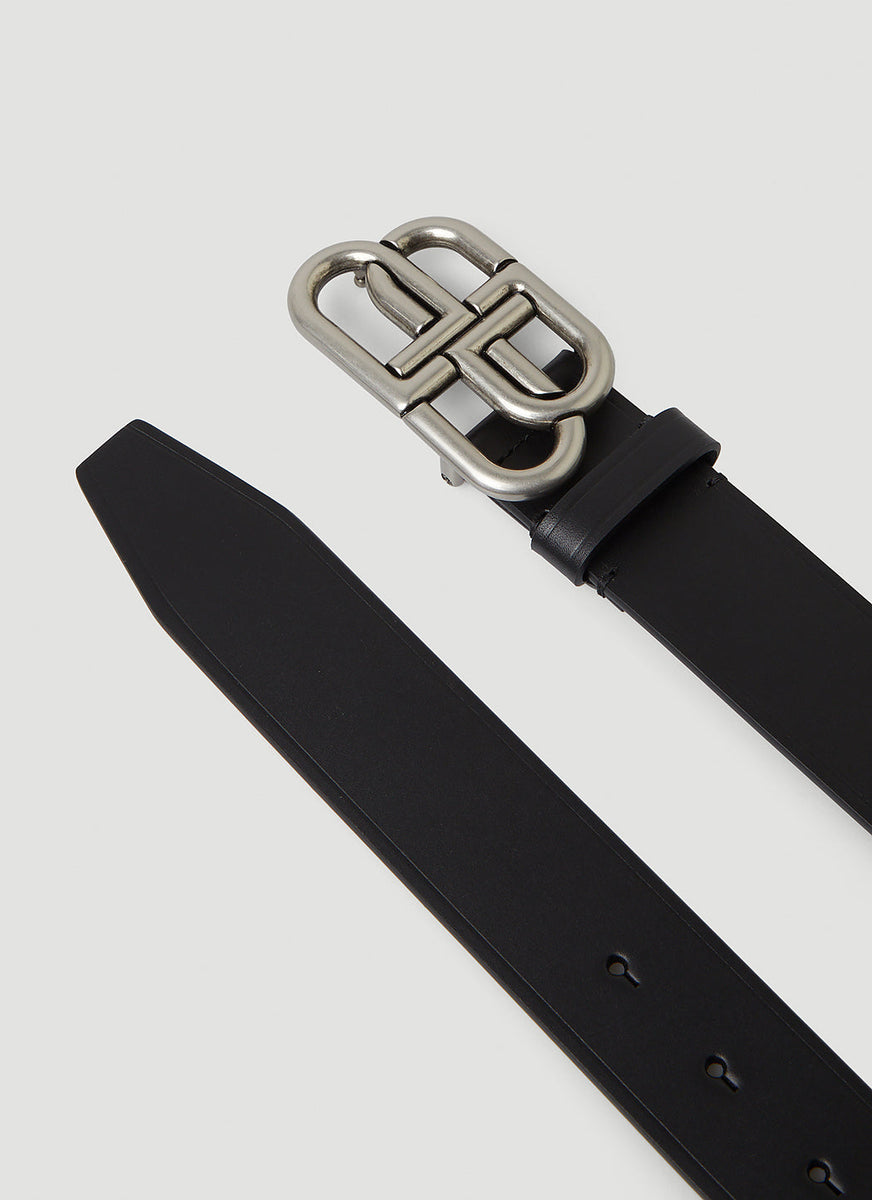 Balenciaga Belts? Balenciaga Men Bb Large Belt Premium Leather Designer Belt