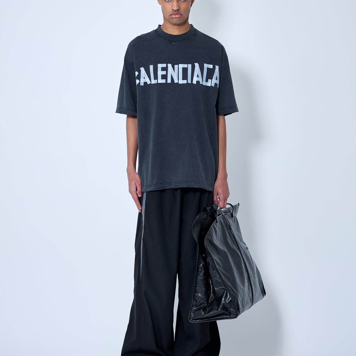 Balenciaga premium tee shirts detail and craftsmanship close-up