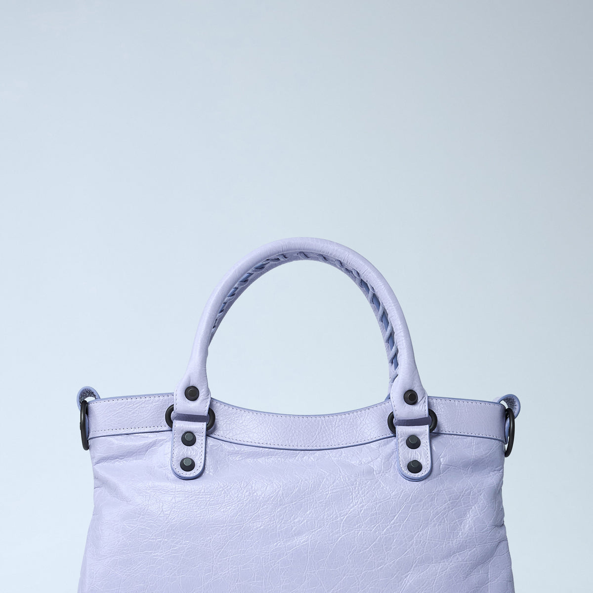 Balenciaga premium shoulder bags detail and craftsmanship close-up