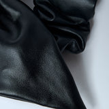 Close-up of Balenciaga miscellaneous hardware and fine stitching