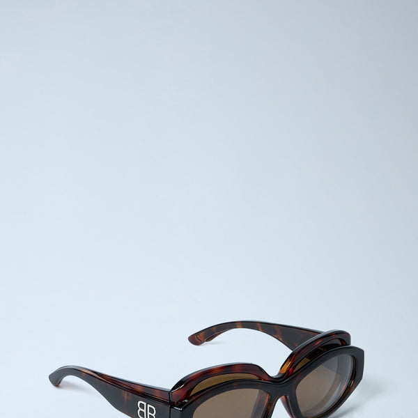 Balenciaga premium sunglasses detail and craftsmanship close-up