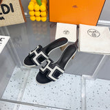 Hermes shoes Style 317 - front view, refined designer finish (alternate angle)