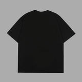 Close-up of Balenciaga t-shirt craftsmanship