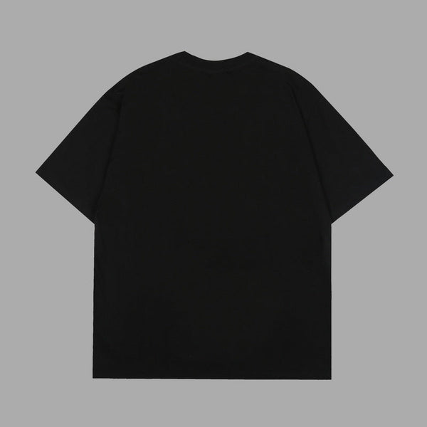 Close-up of Balenciaga t-shirt craftsmanship