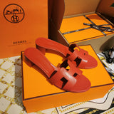 Hermès Grey Ankle Strap Sandals - Angled View