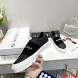 Givenchy Red Chunky Platform Sneakers - Heel Detail View