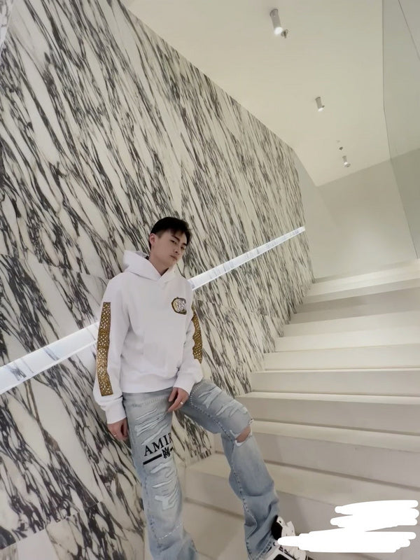 Amiri hoodie styled look premium fashion