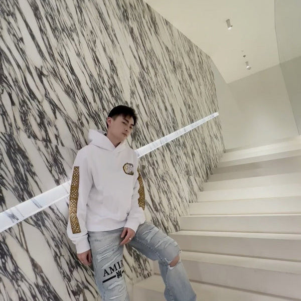 Amiri hoodie styled look premium fashion