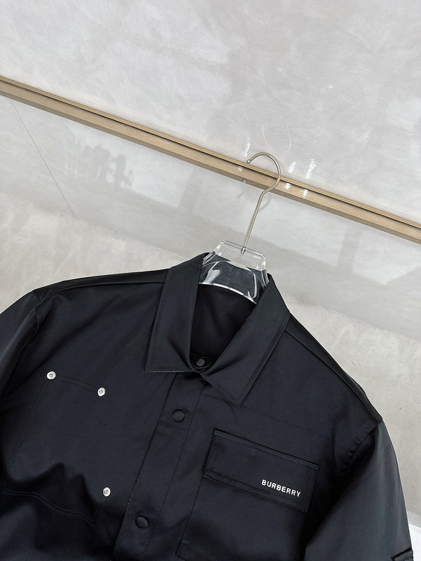 Close-up of Burberry designer clothing craftsmanship