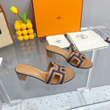 Hermès Chocolate Brown Pointed-Toe Stiletto Heels - Lifestyle Styling Shot