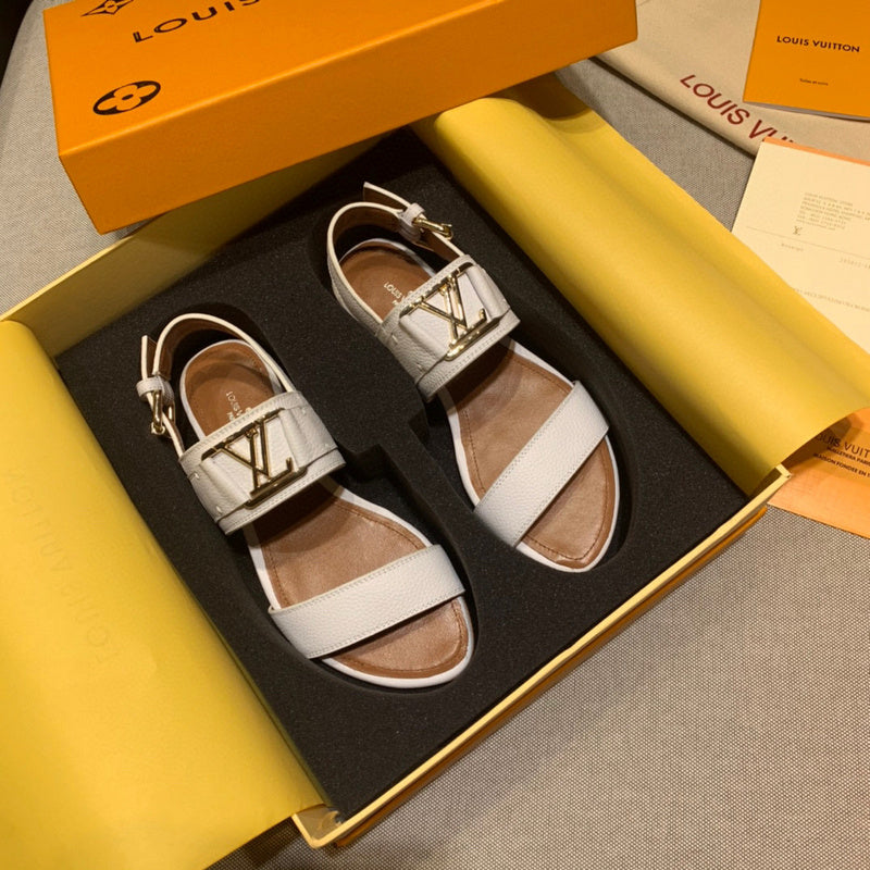Louis Vuitton luxury shoes detail shot