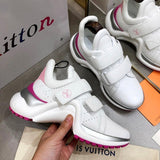 Louis Vuitton shoes Style 297 - front view, statement logo accent