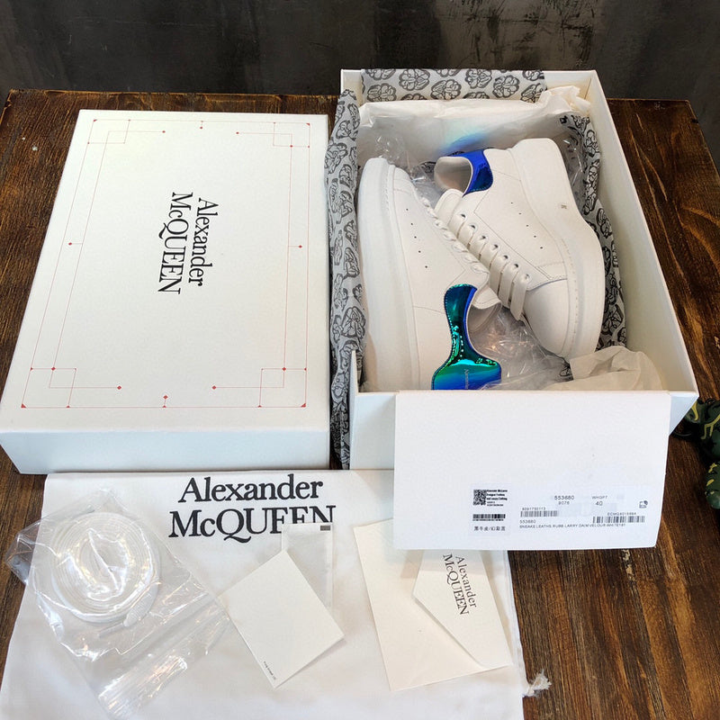 Alexander McQueen shoes Style 023 - logo and branding close-up