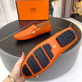 Hermes shoes Style 042 - close-up of sleek modern silhouette
