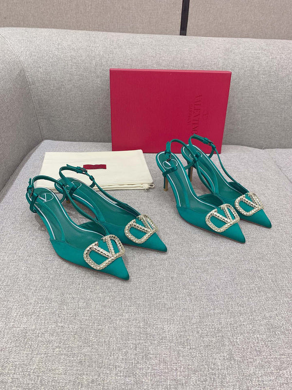 Valentino Garavani designer shoes full view