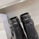 Givenchy Tan Ankle Boots - Angled View