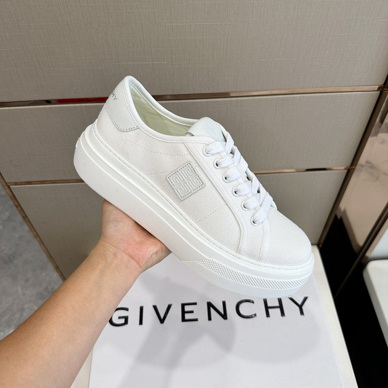 Givenchy Burgundy Slip-On Sneakers - Heel Detail View