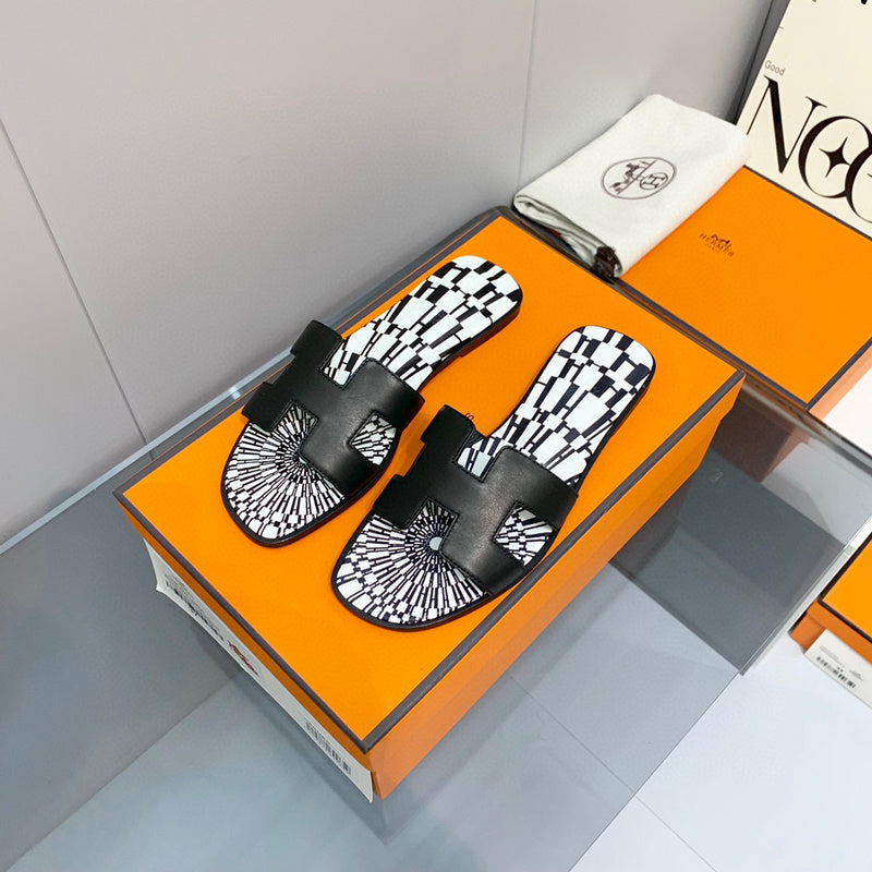 Hermes sandals Style 195 - styled lifestyle view