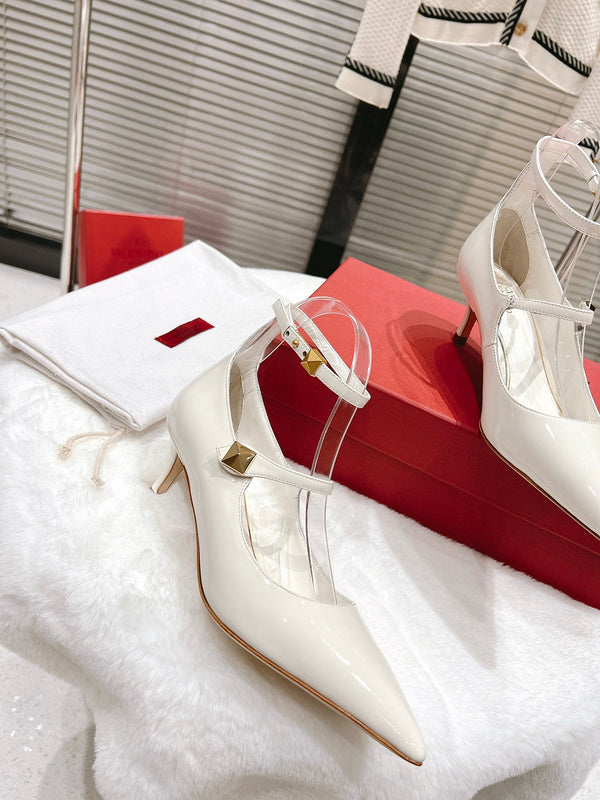 Valentino Garavani designer shoes full view