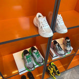 Givenchy White Chunky Platform Sneakers - Toe Detail View