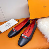 Hermès Camel Ankle Strap Heels - Full Silhouette View