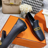 Hermès Burgundy Combat Boots - Front View