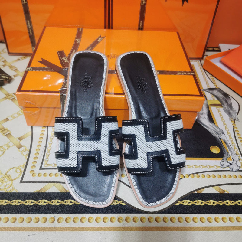 Hermes sandals Style 045 - styled lifestyle view